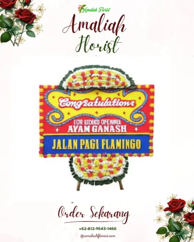 Bunga Papan Congratulation di Lorok Pakjo